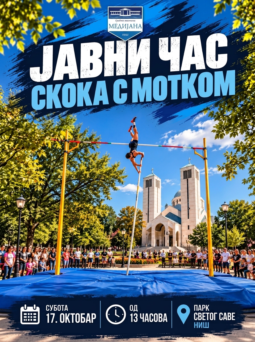 АТРАКТИВНИ СКОКОВИ С МОТКОМ У ПАРКУ СВЕТОГ САВЕ – ПРИЛИКА ДА УПОЗНАТЕ АТЛЕТИКУ ИЗБЛИЗА